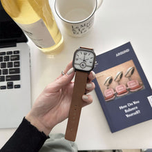 Load image into Gallery viewer, Watch Simple Watch Leather Belt Square Men's Sport Versatile Wristwatch Watch Jewelry Men Women Watch Accessories
