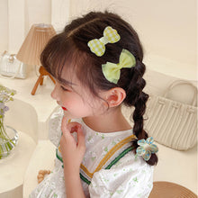 Load image into Gallery viewer, 10pcs/set Cute Children Hair Clips Fabric Bowknot Flower Hairpin Bangs Hair Clips Fashionable Hair Accessories Headwear
