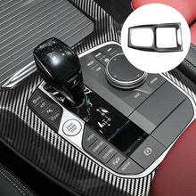 Load image into Gallery viewer, Carbon Fiber Car Gearbox Panel Trim Gear Shift Knob Transmission Window Control Cover AccessoriesFor BMW X3 2022 G01 X4 G02 IX3 G08 M Sport
