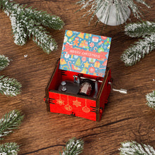 Load image into Gallery viewer, Wooden Carved Music Box Friends Mechanical Christmas Decoration New Year Christmas Gifts
