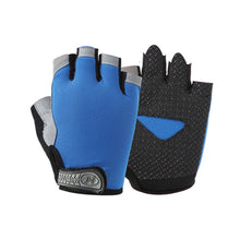 Load image into Gallery viewer, Outdoor Riding Half Finger Mesh Gloves Unisex Thin Quick Dry Fitness Driving Mountaineering Anti-Slip Shock Absorption Protective Gloves-Normal Version
