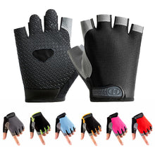 Load image into Gallery viewer, Outdoor Riding Half Finger Mesh Gloves Unisex Thin Quick Dry Fitness Driving Mountaineering Anti-Slip Shock Absorption Protective Gloves-Normal Version
