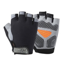 Load image into Gallery viewer, Outdoor Riding Half Finger Mesh Gloves Unisex Thin Quick Dry Fitness Driving Mountaineering Anti-Slip Shock Absorption Protective Gloves-Upgrade Version
