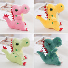 Load image into Gallery viewer, Cute Cartoon Dinosaur Plush Toys Stuffed Toys Bag Pendant Kids Girls Toy Birthday Gifts Mini Animal Plush Doll Keychain Key Ring Pendants
