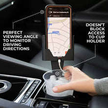 Load image into Gallery viewer, Universal 2 In 1 Anti-falling Car Water Cup Stand Holder Phone Mount Storage Water Cup Bottle Mobile Navigation Position Accessories
