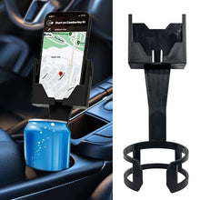 Load image into Gallery viewer, Universal 2 In 1 Anti-falling Car Water Cup Stand Holder Phone Mount Storage Water Cup Bottle Mobile Navigation Position Accessories
