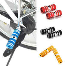 Load image into Gallery viewer, 1 Pair Bicycle Bazooka Mountain Bike Rear Wheel Foot Pad Pedal Foot Rest Round Non-Slip Aluminum Pedal Riding Accessories
