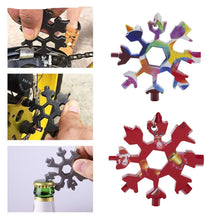 Load image into Gallery viewer, 18 In 1 Portable Mini Multi-Function Snow Wrench Tool Bottle Opener Screwdriver Hex Wrench Universal Tool Set
