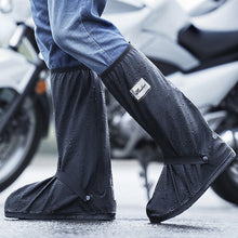 Load image into Gallery viewer, 1 Pair Waterproof Shoe Cover Rainy Snowy Day Outdoor Non-Slip Sand-Proof Thick Wear-Resistant Silicone High Cylinder Riding Boots
