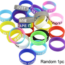 Load image into Gallery viewer, Rainbow Silicone Non-Slip Ring Road Sub-Pole Badminton Racket Jump Rope Bicycle Handle Stretchable Decorative Force Ring Fishing Rod Protection Accessories

