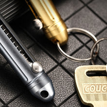 Load image into Gallery viewer, EDC Stainless Steel Mini Tea Knife Outdoor Camping Portable Self-Defense Knife Multi-Function Express Cutter Bottle Opener Fruit Cutter Key Chain
