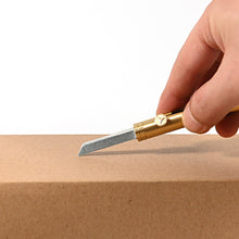 Load image into Gallery viewer, EDC Outdoor Portable Mini Crown Knife Removable Multi-Functional Brass Pendant High Hardness Sharp Self-Defense Small Tool
