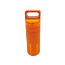 Load image into Gallery viewer, Outdoor Survival Equipment EDC Sealed Tank Portable Camping Mini Aluminum Alloy Water Bottle Emergency Medicine Storage Tank
