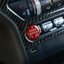 Load image into Gallery viewer, Carbon Fiber Car Engine Start Stop Button Sticker Cover For Ford Mustang 2015 - 2022
