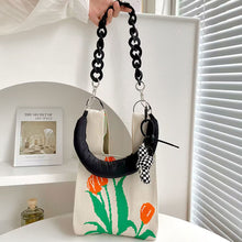 Load image into Gallery viewer, DIY Women's Knitted Bag Replacement Belt Bag Accessories Shoulder Strap Wind Bag Strap Single Crossbody Strap Chain
