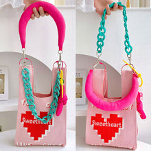 Load image into Gallery viewer, DIY Women's Knitted Bag Replacement Belt Bag Accessories Shoulder Strap Wind Bag Strap Single Crossbody Strap Chain
