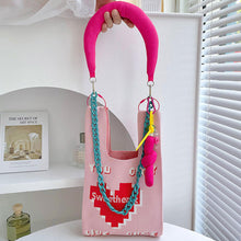 Load image into Gallery viewer, DIY Women's Knitted Bag Replacement Belt Bag Accessories Shoulder Strap Wind Bag Strap Single Crossbody Strap Chain

