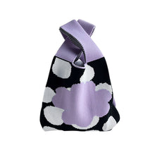 Load image into Gallery viewer, Pink Cute Panda Knitted Shoulder Bag Handbag Casual Fashion Trend Women's Commuter Bag Wrist Bag
