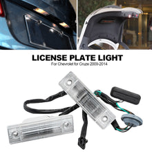 Load image into Gallery viewer, 2Pcs Professional Trunk Switch Back License Plate Light Durable Button Lightweight for Chevrolet for Cruze 2009-2014
