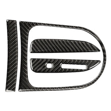 Load image into Gallery viewer, 4Pcs Car Carbon Fiber Gear Shift Box Panel Cover Trim Decorative Kit For Ford Mustang 2015 - 2019 ABS
