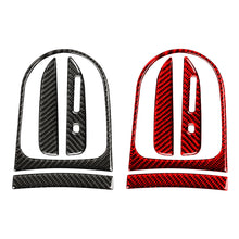 Load image into Gallery viewer, 4Pcs Car Carbon Fiber Gear Shift Box Panel Cover Trim Decorative Kit For Ford Mustang 2015 - 2019 ABS
