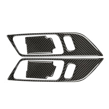 Load image into Gallery viewer, 2Pcs/4Pcs Car Interior Door Inner Handle Door Bowl Trim Cover Frame Carbon Fiber Sticker for Ford Mustang 2015-2022 Accessories
