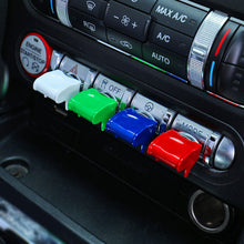 Load image into Gallery viewer, 4Pcs Car Interior Central Control Panel Button Decoration Modification Cover For 15-20 Ford Mustang
