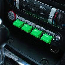 Load image into Gallery viewer, 4Pcs Car Interior Central Control Panel Button Decoration Modification Cover For 15-20 Ford Mustang
