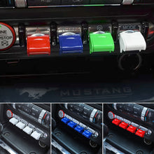 Load image into Gallery viewer, 4Pcs Car Interior Central Control Panel Button Decoration Modification Cover For 15-20 Ford Mustang
