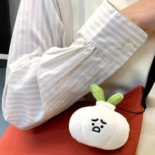 Load image into Gallery viewer, 1Pc Cute Garlic Plush Toy Cartoon Vegetable Pendant Soft Stuffed Doll Keychain Backpack Car Bag Key Ring Decor Kid Gift
