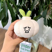 Load image into Gallery viewer, 1Pc Cute Garlic Plush Toy Cartoon Vegetable Pendant Soft Stuffed Doll Keychain Backpack Car Bag Key Ring Decor Kid Gift
