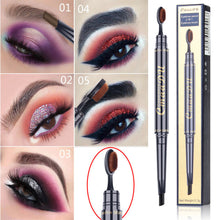 Load image into Gallery viewer, Double Headed Eyebrow Pencil Natural Waterproof Sweatproof Eyebrow Pencil Long Lasting Eyebrow Makeup Cosmetics

