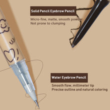 Load image into Gallery viewer, Double Headed Multi Effect Three-dimensional Eyebrow Pencil Waterproof Long-lasting Anti-smudge Eyebrow Pencil Cosmetics
