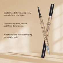 Load image into Gallery viewer, Double Headed Multi Effect Three-dimensional Eyebrow Pencil Waterproof Long-lasting Anti-smudge Eyebrow Pencil Cosmetics
