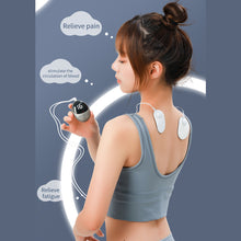 Load image into Gallery viewer, EMS Electronic Pulse Massager Mini Portable Rechargeable Intelligent Cervical Body Massager Relax Relieve Soreness Massager
