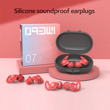 Load image into Gallery viewer, Silicone Anti-noise Earplugs Soft Comfortable Portable Noise Reduction Earplugs Washable Reusable Sleeping Earplugs
