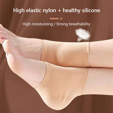 Load image into Gallery viewer, Silicone Heel Protector Moisturizing Anti Cracking Heel Care Socks Skin-friendly Breathable Heel Socks Foot Skin Care
