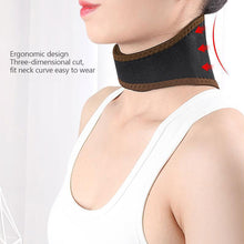 Load image into Gallery viewer, Magnetic Fiber Cloth Far-infrared Mugwort Neck Protection Strap Warm Household Hot Compress Strap Neck Strap Neck care

