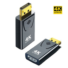 Load image into Gallery viewer, 4K Display Port to HDMI-Compatible Adapter Male to Female DP to HDMI-Compatible Video Audio HD Cable for PC TV Laptop Projector
