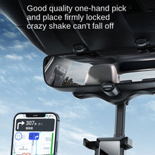 Load image into Gallery viewer, Rotatable and Retractable Car Phone Holder Rearview Mirror Driving Recorder Bracket DVR/GPS Mobile Phone Support with Cable
