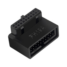 Load image into Gallery viewer, Computer Motherboard Header Adapter USB 3.0 19P/20P 90 Degree Desktop Converter Desktop Computer Accessories
