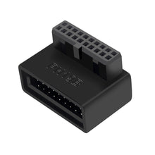 Load image into Gallery viewer, Computer Motherboard Header Adapter USB 3.0 19P/20P 90 Degree Desktop Converter Desktop Computer Accessories
