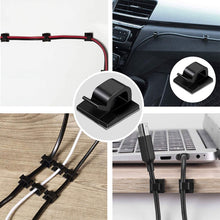 Load image into Gallery viewer, 10/20/50PCS Cable Organizer Clips Wire Winder Holder Earphone Mouse Cord Clip Protector USB Cable Management Clips Wire Manager
