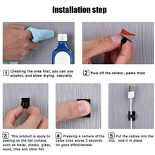 Load image into Gallery viewer, 10/20/50PCS Cable Organizer Clips Wire Winder Holder Earphone Mouse Cord Clip Protector USB Cable Management Clips Wire Manager
