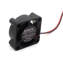 Load image into Gallery viewer, 2510 25MM 25x25x10MM Graphics card Cooling fan 5V 12V 24V m.2 SSD Fan with 2pin 3PIN
