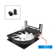 Load image into Gallery viewer, Bridge Bracket Memory Overclocking Cooling Fan Bracket Chassis Memory Graphics Card CPU Motherboard Hard Disk Cooling Rack
