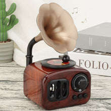 Load image into Gallery viewer, Desktop Music Box Turntable Shape Small Size Rotated Retro Style For Creative Decoration
