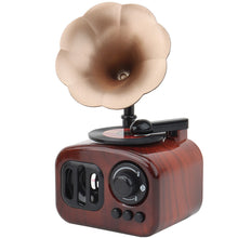 Load image into Gallery viewer, Desktop Music Box Turntable Shape Small Size Rotated Retro Style For Creative Decoration
