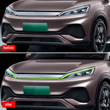 Load image into Gallery viewer, 3Pcs Car Light Eyebrow Sticker Decoration Modification Light Film For Byd Atto 3 2022 Accessories
