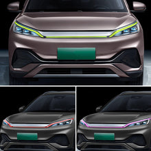 Load image into Gallery viewer, 3Pcs Car Light Eyebrow Sticker Decoration Modification Light Film For Byd Atto 3 2022 Accessories
